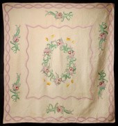 A VINTAGE WREATH AND BUTTERFLY