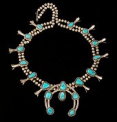 A Vintage Zuni Silver and Turq