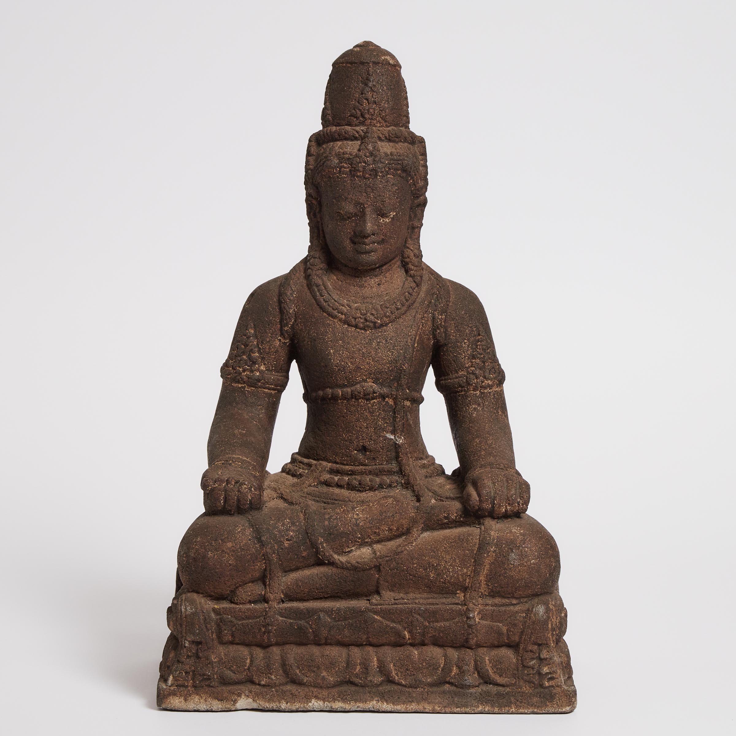 A Volcanic Stone Figure of