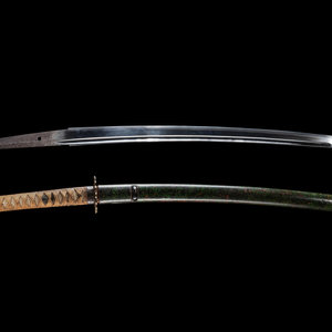 A Wakizashi BLADE SIGNED OMI NO