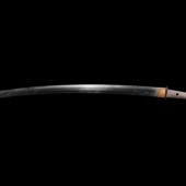 A Wakizashi
in black lacquered