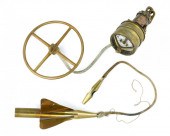 A WALKER BRASS NAUTICAL LOG<br