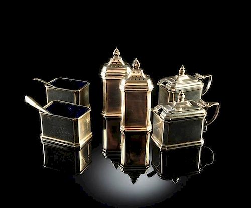 A WALKER & HALL STERLING SILVER