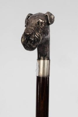 A walking stick, the head