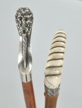 A Walking Stick with Sterling