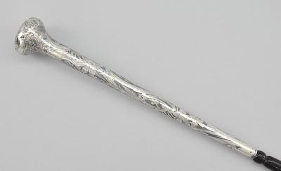 A Walking Stick with Sterling