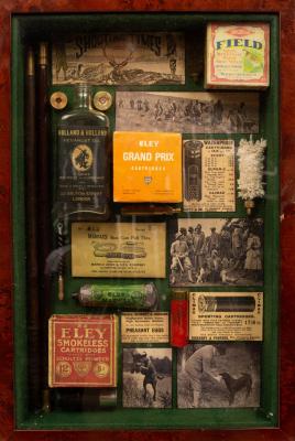 A wall hanging display case