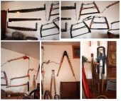 A WALL OF VINTAGE AND ANTIQUE