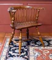 A Wallace Nutting curly maple