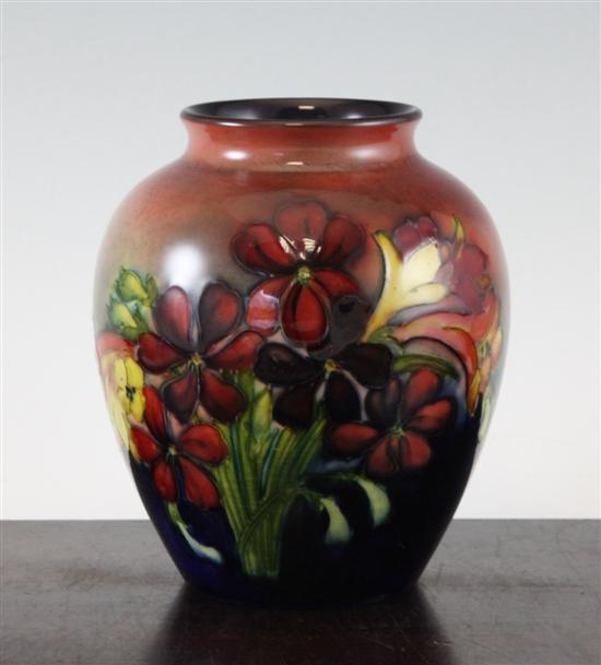 A Walter Moorcroft flambe