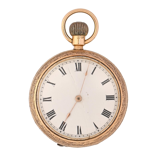 A Waltham 18ct gold keyless