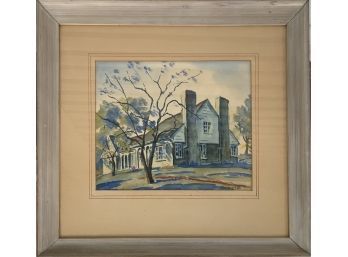 A watercolor on paper, depicting