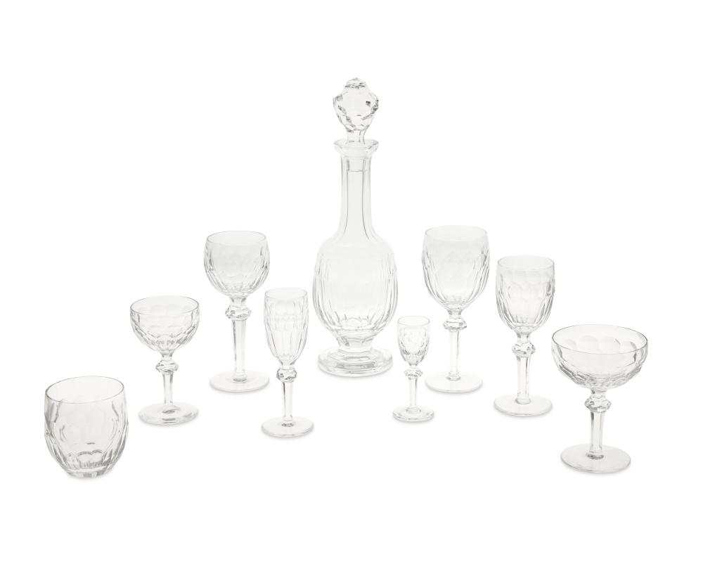 A WATERFORD CRYSTAL DECANTER AND