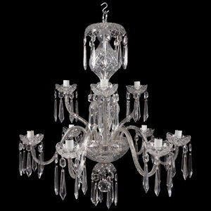A Waterford Crystal Nine Arm
