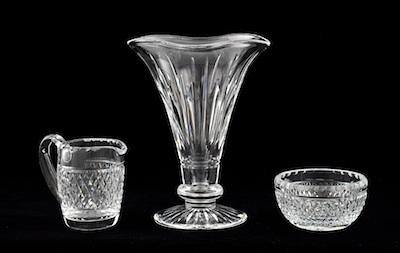 A Waterford Sugar Bowl and Cream