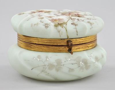 A Wavecrest Powder Box With a