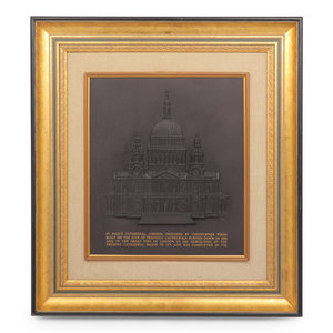 A Wedgwood Basaltware Plaque of St.
