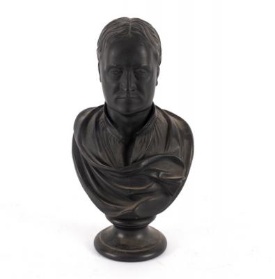 A Wedgwood black basalt portrait