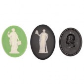 A Wedgwood blue jasper cameo,