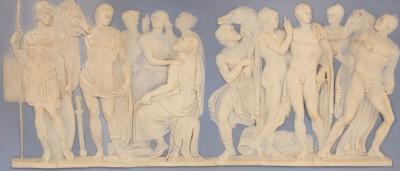 A Wedgwood blue jasperware