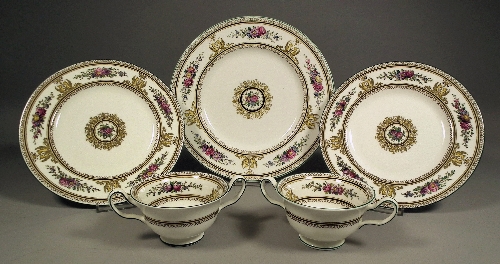 A Wedgwood bone china part dinner