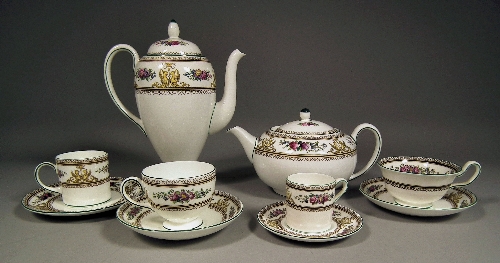 A Wedgwood bone china part tea