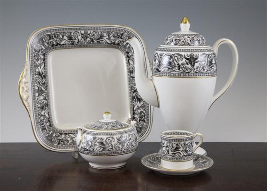 A Wedgwood Florentine bone china