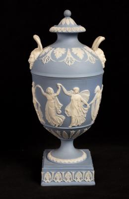 A Wedgwood pale blue jasper
