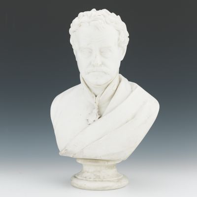 A Wedgwood Parian Bust of Colin