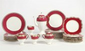 A WEDGWOOD PORCELAIN PART DINN