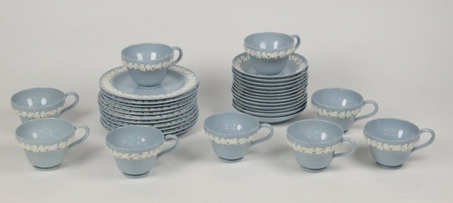 A Wedgwood 'Queens Ware' part tea