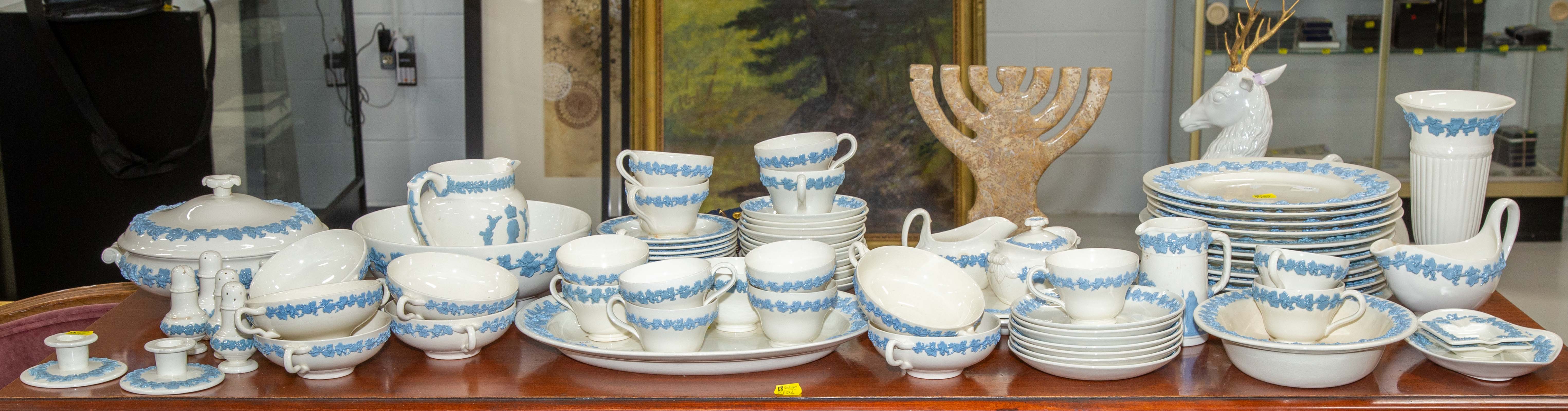 A WEDGWOOD QUEENS WARE PARTIAL