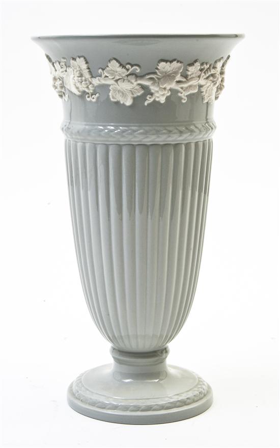 A Wedgwood Queensware Trumpet