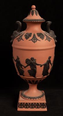 A Wedgwood rosso antico vase and