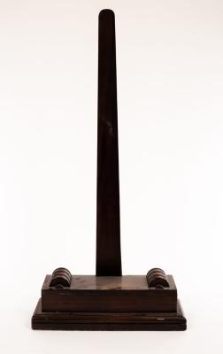 A weighted stand for a large