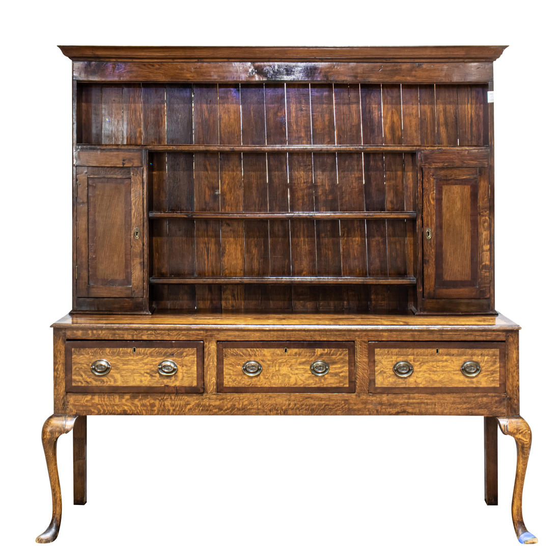 A WELSH STEP BACK CUPBOARD A