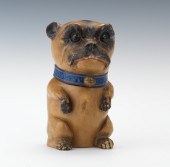 A Whimsical Figural Humidor of