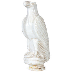 A White Eagle Gasoline Molded Glass