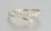 A White Gold and Diamond Bypas
