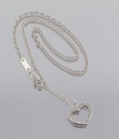 A White Gold and Diamond Ankle