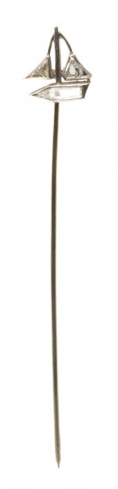 A White Gold and Diamond Sailb
