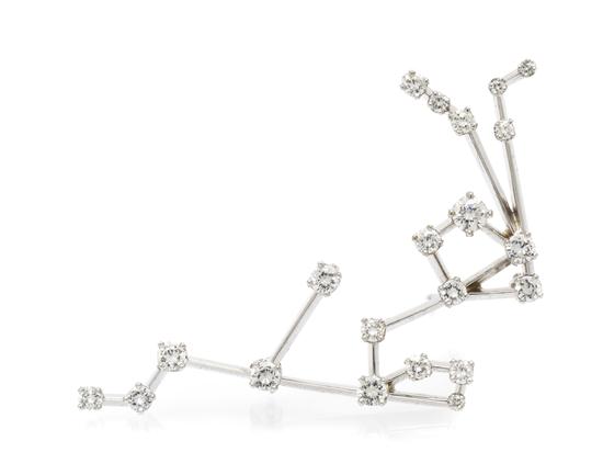 A White Gold and Diamond Aquarius