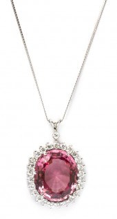 *A White Gold Spinel and Diamo