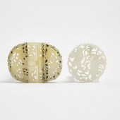 A White Jade Circular 'Hehe Er