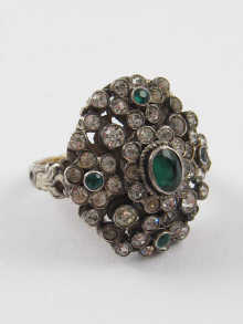 A white metal (hallmarked French
