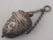 A white metal (tests silver)