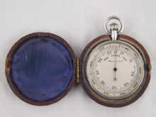 A white metal (tests silver) pocket