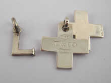A white metal (tests silver)