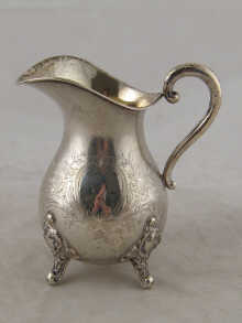 A white metal (tests silver)