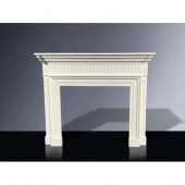 A WHITE MOULDED FIBREGLASS FIR